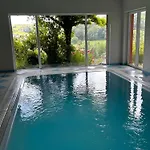 Mediterranes Gelbes Haus Pool Sauna *