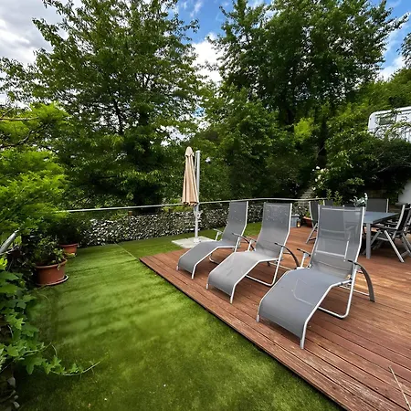 Mediterranes Gelbes Haus Pool Sauna *